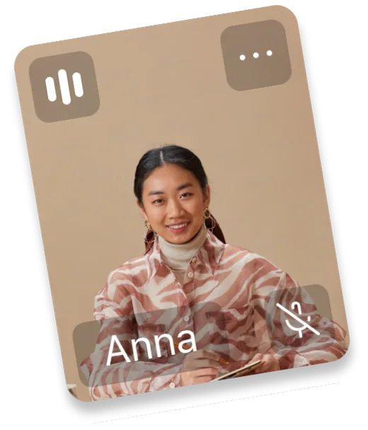 Student on a Boardous video call